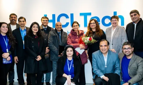 Canada Team with HCLTech Chairperson Roshni Nadar Malhotra